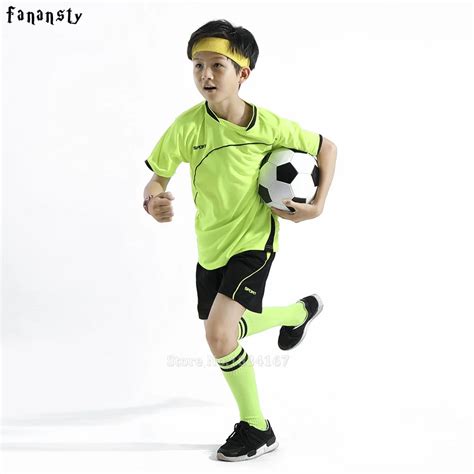 football kids soccer jersey child soccer jerseys 2016 2017 kids soccer ...