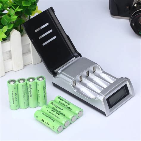 8 pcs1.5V AA rechargeable Alkaline battery+Battery Charger on Aliexpress.com | Alibaba Group