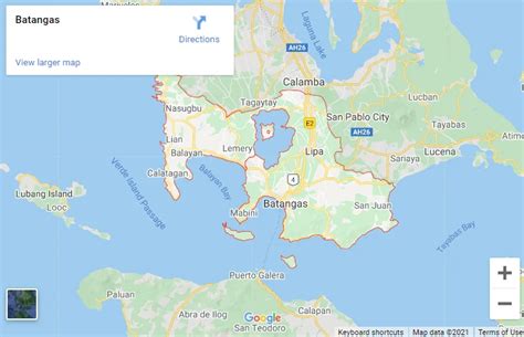 Maps of Batangas by Cities and Municipalities - Batangas History ...