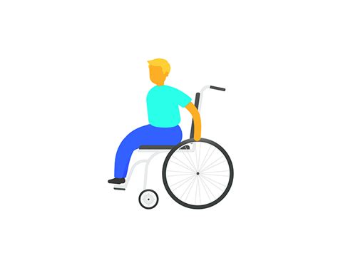 Wheelchair emoji boy by Min on Dribbble