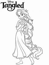 Rapunzel coloring Pages  ColoringLib sketch template