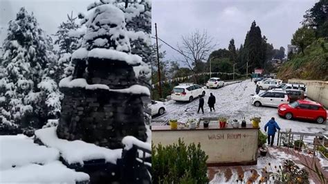 Snowfall hits North Sikkim, triggers severe cold wave - Sikkim