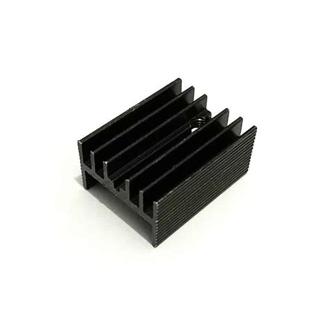 Aluminium Heatsink TO-220 Black - Einstronic Enterprise