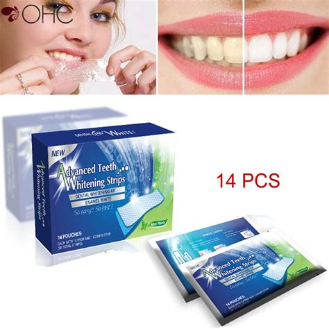 28 Pcs/14 Pair Teeth Whitening Peroxide Professional Effects Original ...