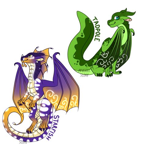 Kinkajou's and Turtle's Dragonets by JustSayo on DeviantArt