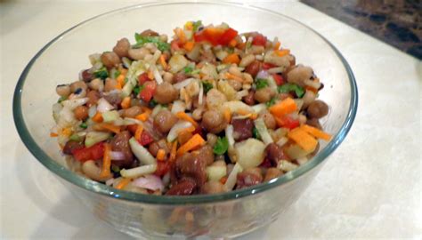 Chana Rajma Lobia salad - The Food Funda