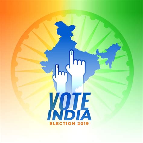 Vote for india election background Vector | Free Download