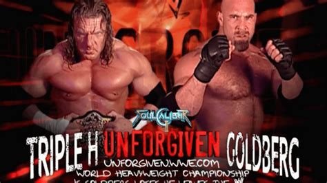 Triple H vs Goldberg - Unforgiven 2003 (Full Match) - TokyVideo