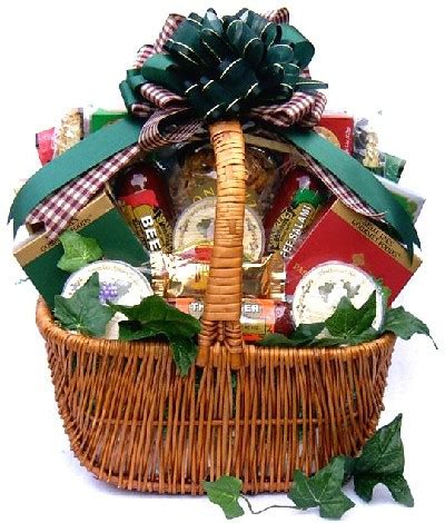 Deluxe Corporate Gourmet Cheese Gift Basket at Gift Baskets Etc