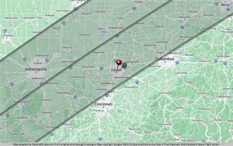 Solar Eclipse 2024 Path Ohio - Brigid Georgena