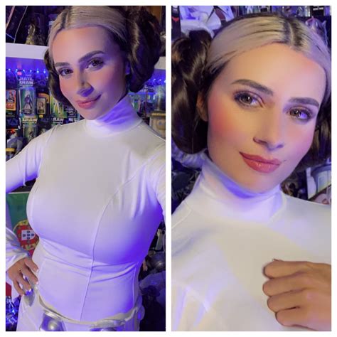 Anna “That Star Wars Girl” goes Leia's cosplay for her 2021 calendar project. : NotMyStarWars