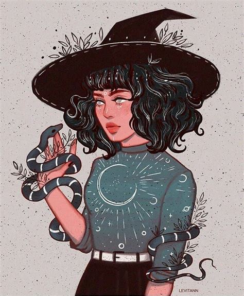 ́ⲅⲓⲟ Ⲇⲃⲉⲅⲧⲟ on Instagram: “Witch by @levitann_” | Bruja dibujo, Arte de ...