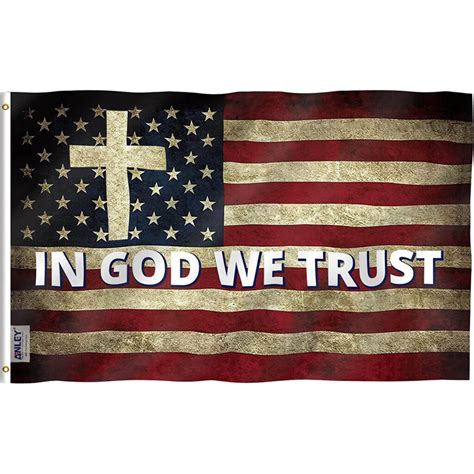 Fly Breeze 3x5 Foot in God We Trust Flag - Anley Flags