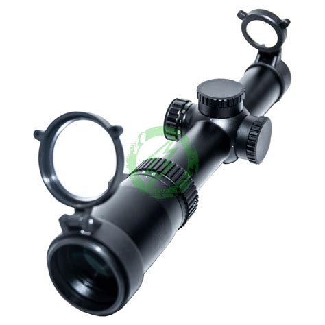 NC Star STR Series 1-6x24 Rifle Scope | 30mm Tube Green/Red Illumination