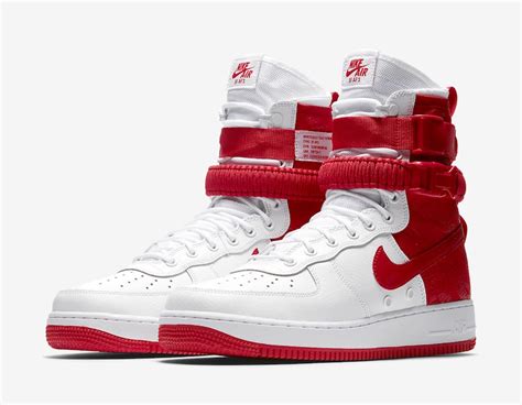 Nike SF-AF1 High White University Red AR1955-100 - Sneaker Bar Detroit