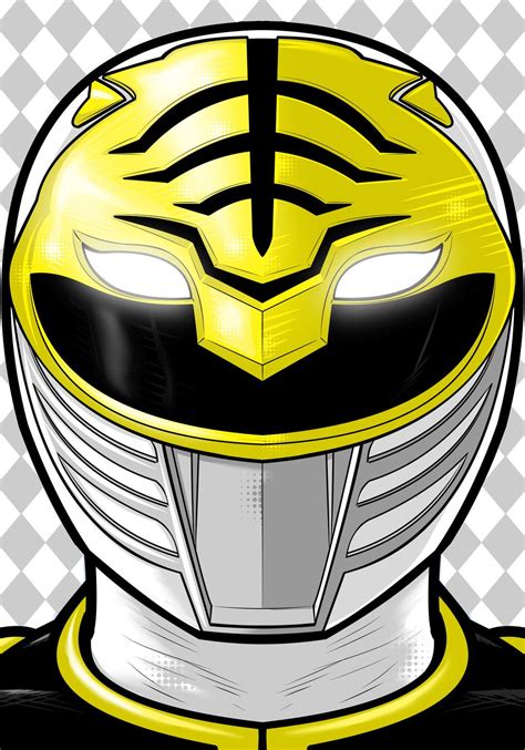 white ranger helmet drawing - fartinsignlanguage