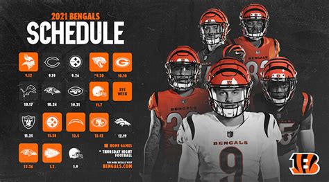 Cincinnati Bengals Schedule 2021 - AthlonSports.com | Expert ...