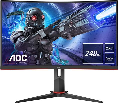 AOC C27G2ZE - 27 Inch FHD Curved Gaming Monitor, 240 Hz, 0.5ms, VA, AMD ...