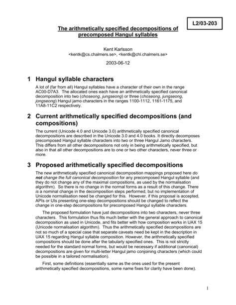 1 Hangul syllable characters 2 Current arithmetically specified