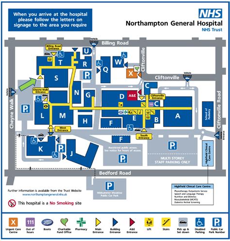 Northampton General Map - Keith N Olivier