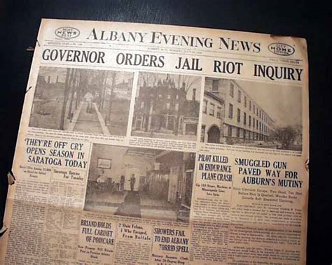 Auburn, New York prison riot.... - RareNewspapers.com