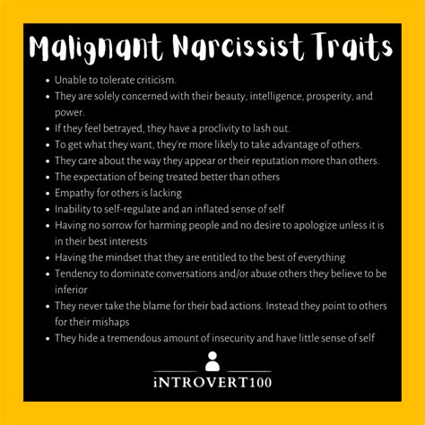 Malignant Narcissist Traits - What is Malignant Narcissism?