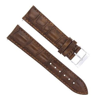 22MM GENUINE LEATHER WATCH BAND STRAP FOR CITIZEN ECO DRIVE WATCH LIGHT BROWN | eBay