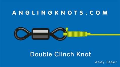 How To Tie The Double Clinch Knot - YouTube