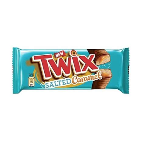 Twix Salted Caramel - 40g | Caramelo salado, Twix, Manteca de cacao