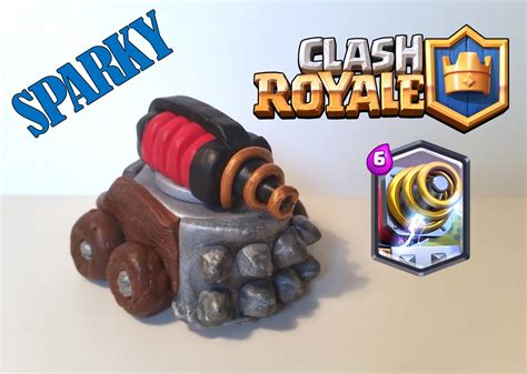 DIY Clash Royale Sparky - Polymer clay tutorial