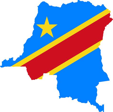 Congo Map And Flag