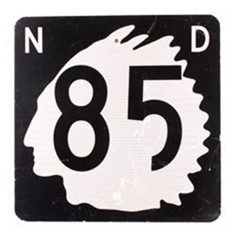 North Dakota Highway 85 Sign