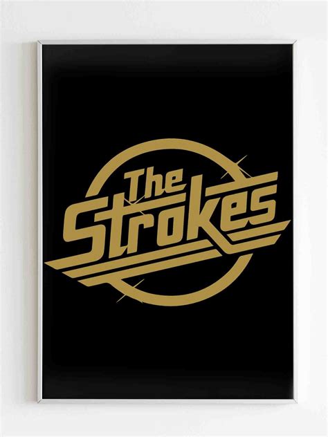 The Strokes Rock Band Logo Poster in 2022 | Rock band logos, Band logos, The strokes