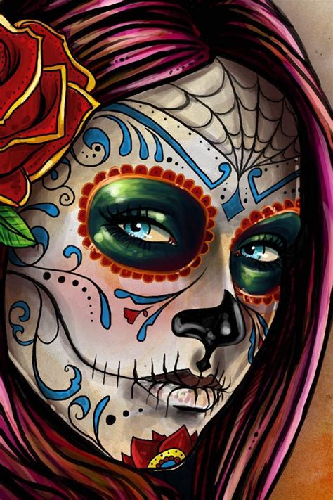 day of the dead girl wallpaper - Google Search | Sugar Skulls | Pinterest | Girl wallpaper ...