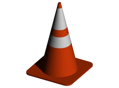 free traffic cone 3d model