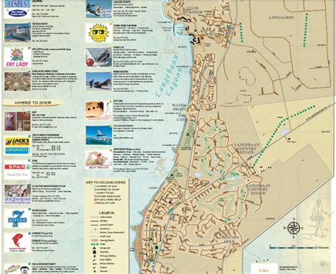 Langebaan Street Map Brochure