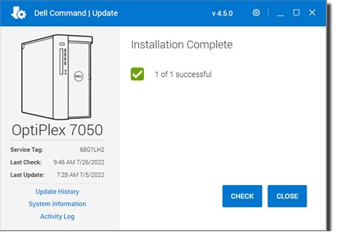 Run Dell Command Update from Notification Prompt | IT@Cornell