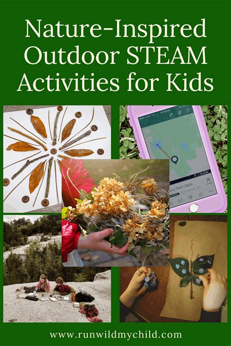 Nature-Inspired Outdoor STEAM Activities for Kids • RUN WILD MY CHILD