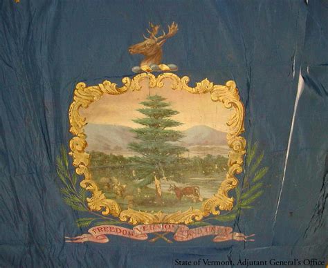 Vermont State Flag and Coat of Arms — Vermont History Explorer