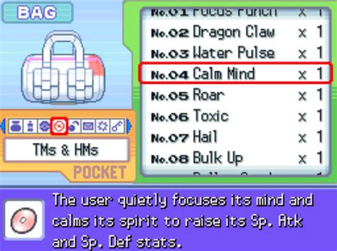 How To Get TM04 Calm Mind in Pokémon Platinum - Guide Strats