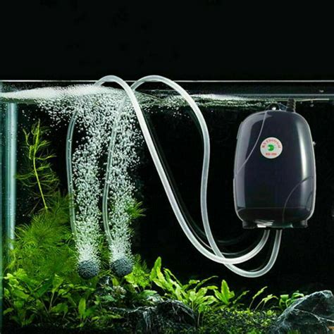 DODOIN Dual Outlet Aquarium Air Pump, Fish Tank Aerator, Quiet Oxygen ...