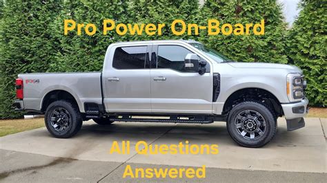 2023 Super Duty Pro Power On-Board - All Questions Answered - YouTube