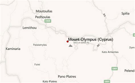 Mount Olympus (Cyprus) Mountain Information