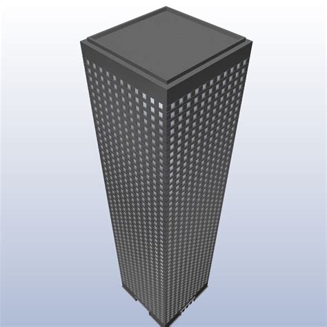 Low Poly Skyscraper 3D Model $7 - .blend .unknown .obj .dae - Free3D