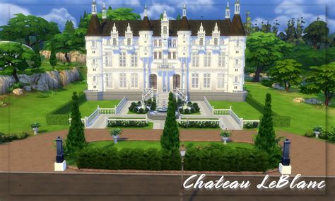 Mod The Sims - BASE GAME W/ CC: Chateau LeBlanc - French Castle