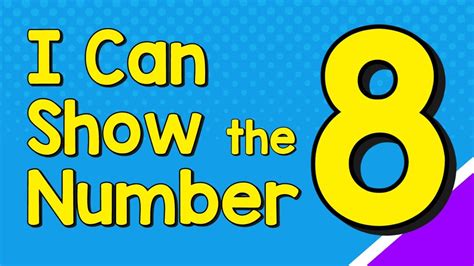 I Can Show the Number 8 in Many Ways | Number Recognition | Jack ...