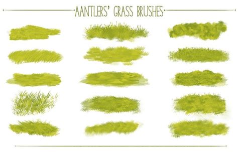 Free Grass Photoshop Brushes free download