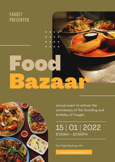 Food Event Poster Design