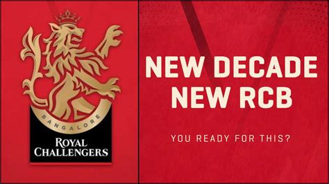 'New Decade, New RCB, New Logo!' IPL franchise goes red and bold