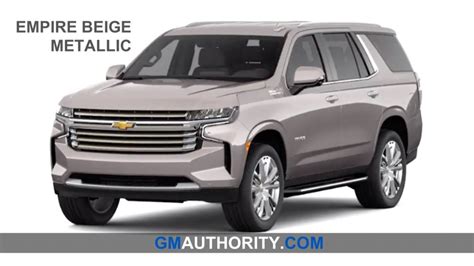 Here Are The 2021 Chevrolet Tahoe Exterior Colors | GM Authority